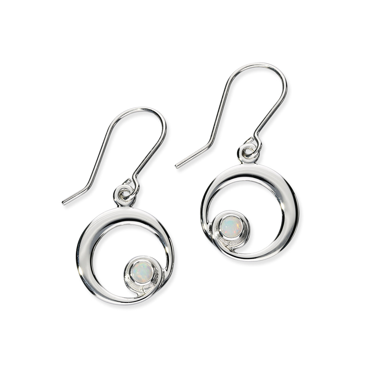 Sterling silver African opals, rustic light weight earrings, October selling birthstone earrings