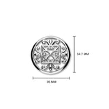 St Magnus Silver Brooch B611