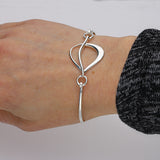 Leah Silver Bangle BG205