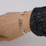 Archibald Knox Silver Bangle BG3