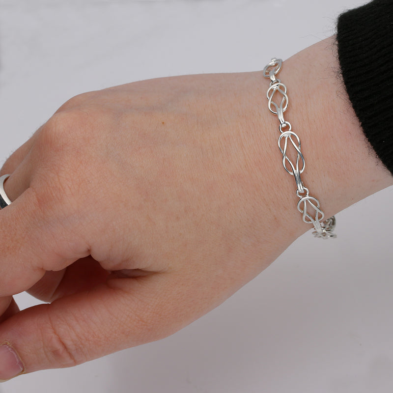 Celtic Sterling Silver Bracelet BL155