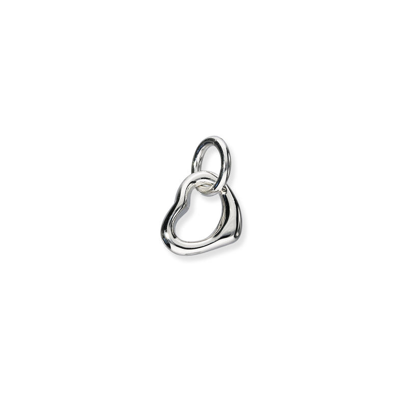 Hearts Silver Charm C296