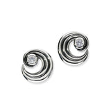 Tide Silver Stud Earrings CE477