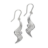 Tide Silver Drop Earrings CE478