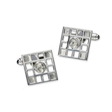 Charles Rennie Mackintosh Silver Cufflinks CL92