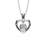 Harlequin Silver Pendant CP366 Cubic Zirconia