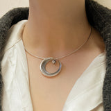 Tide Silver Pendant CP414