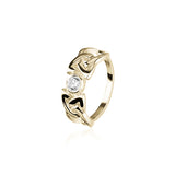 Celtic Gold Ring GCR154