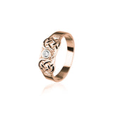 Celtic Rose Gold Ring RCR159