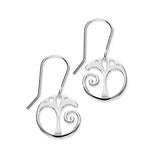 Tree of Life Sterling Silver Drop Earrings, E1539