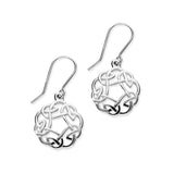 Celtic Silver Earrings E322