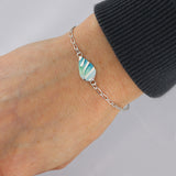 Mirage Single Drop Sterling Silver Bracelet EBL117