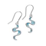 Mirran Ripples Silver Earrings EE506