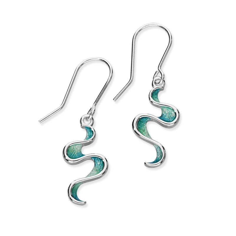 Mirran Ripples Silver Earrings EE506