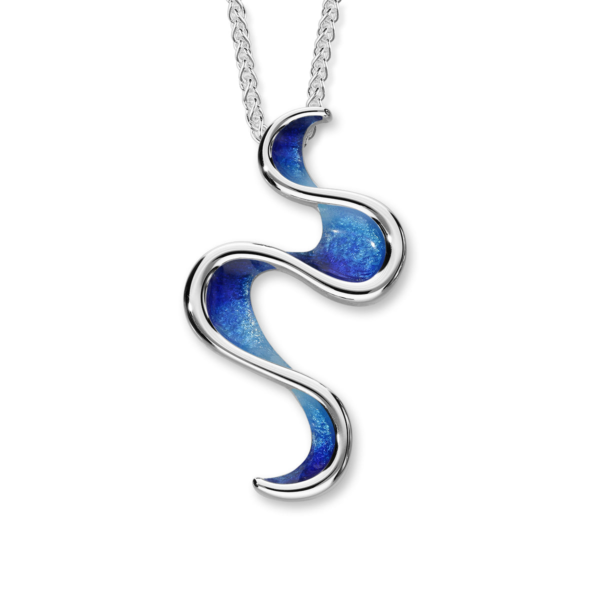 Mirran Ripples Silver Pendant EP384