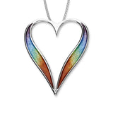 Astin Sterling Silver Heart Pendant with Enamel EP486