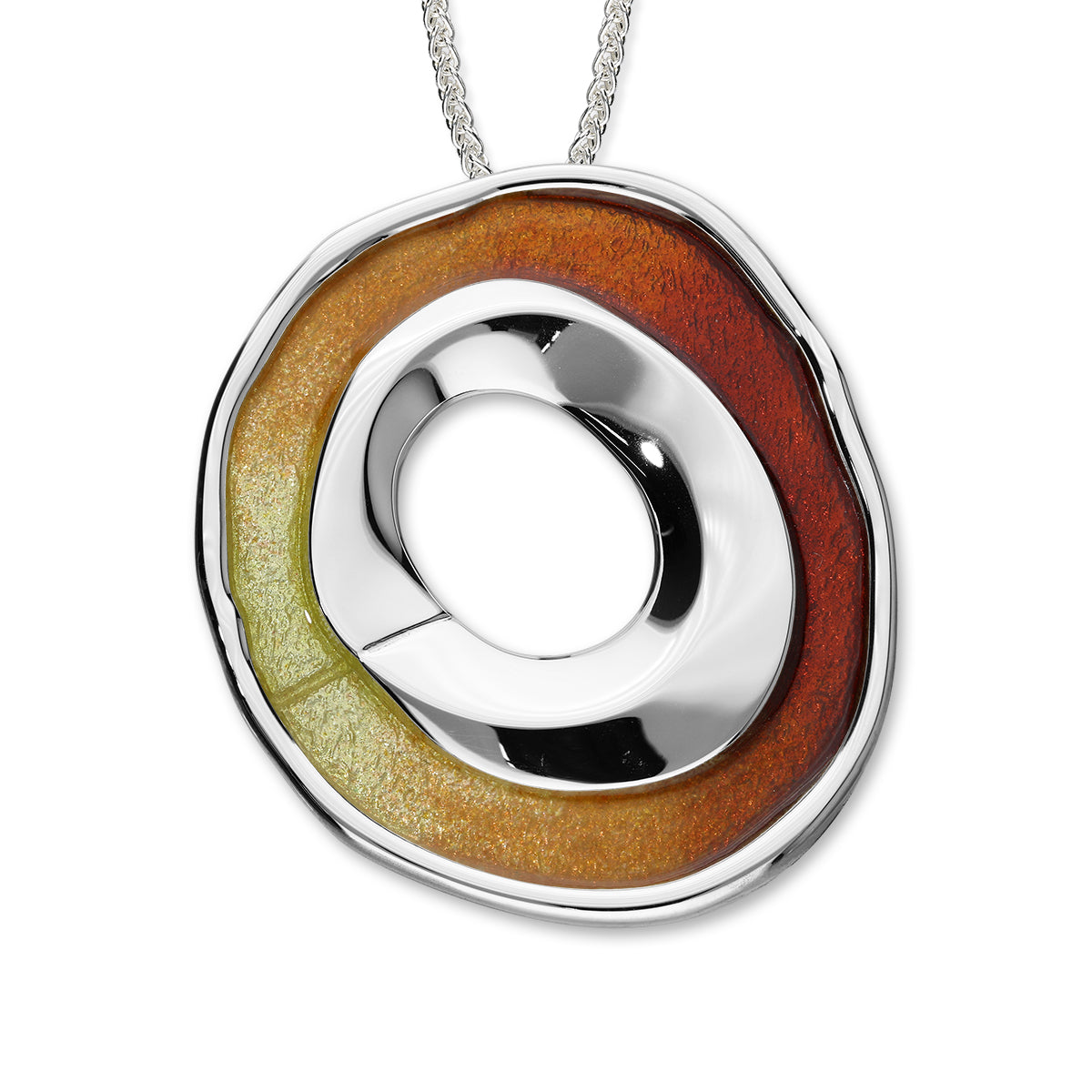 Maeshowe Enamel and Sterling Silver Pendant HIS EP489