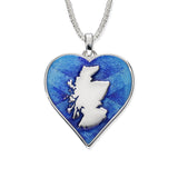 Scottish Heart Enamel Pendant EP508