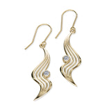 Tide Gold Drop Earrings GCE478