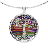 Tree of Life Large Glass Pendant GP8