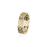 Celtic Gold Ring GR129