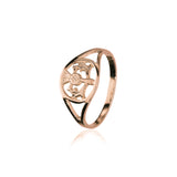 Thistle Rose Gold Ring RR75