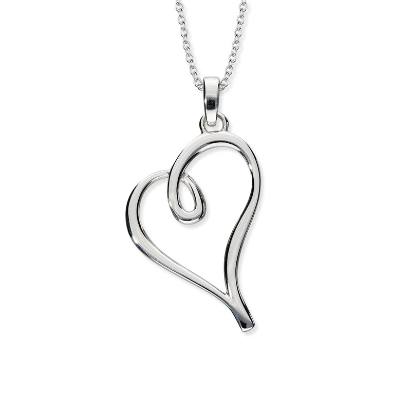 Hearts Silver Pendant P1195