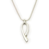 Trendy Twirls Silver Pendant P875