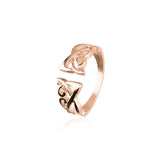 Archibald Knox Rose Gold Ring RR121