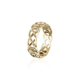 Celtic Gold Ring GR204