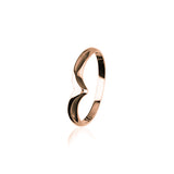 Rose Gold Wishbone Ring RR99