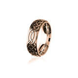 Celtic Rose Gold Ring RXR404