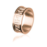 Runic Rose Gold Ring RXXR236